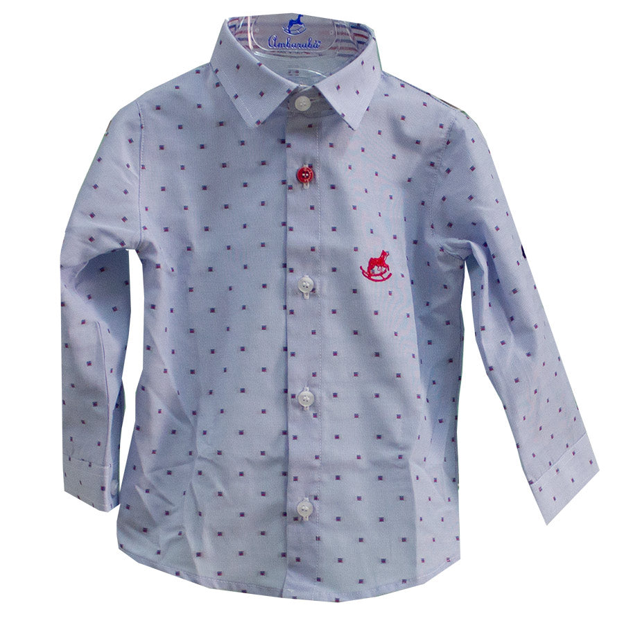 
  Shirt from the Ambarabà children's clothing line; elegant pattern with buttons
  distinguish b...