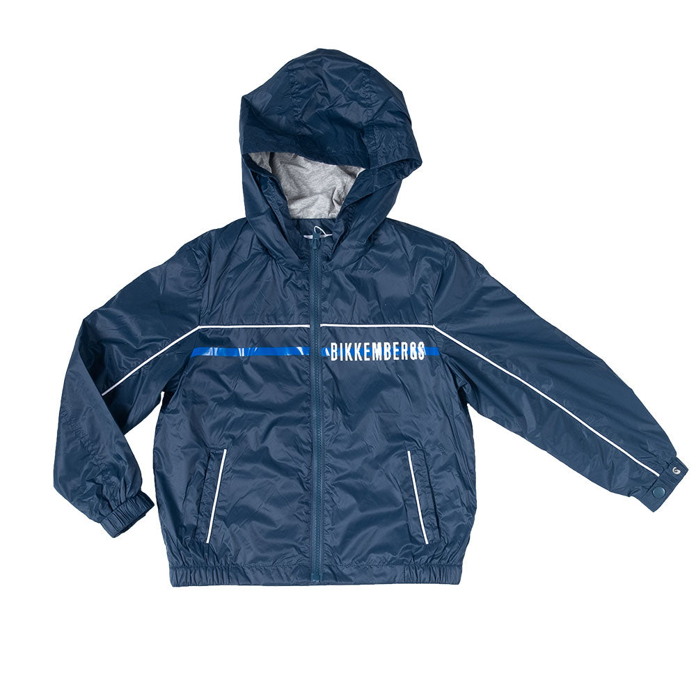 
  Windproof jacket from the Bikkembergs children's clothing line with zip closure
  zip, pockets...