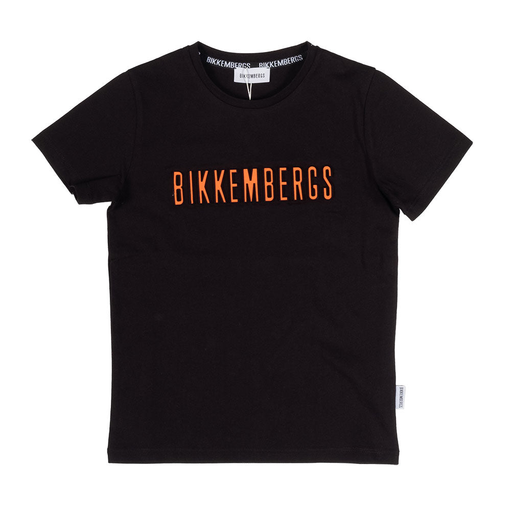 

Short-sleeved T-shirt from the Bikkembergs Children's Clothing Line, with embossed print on the...