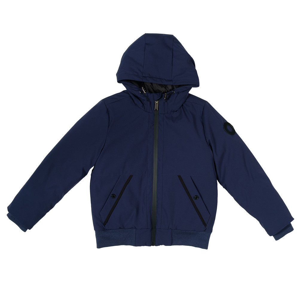 
Giubbotto della Linea Linea Abbigliamento Bambino Bikkembergs, modello bomber con cappuccio. In ...