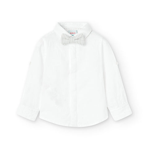 Long sleeve linen shirt for boy