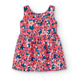 Flower satin dress for newborns