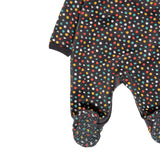 Polka dot chenille onesie for girls