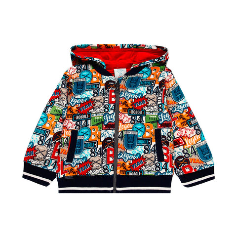 Sweatshirt jacket for boys