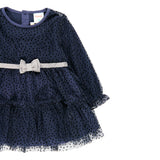 Polka dot tulle dress for girls