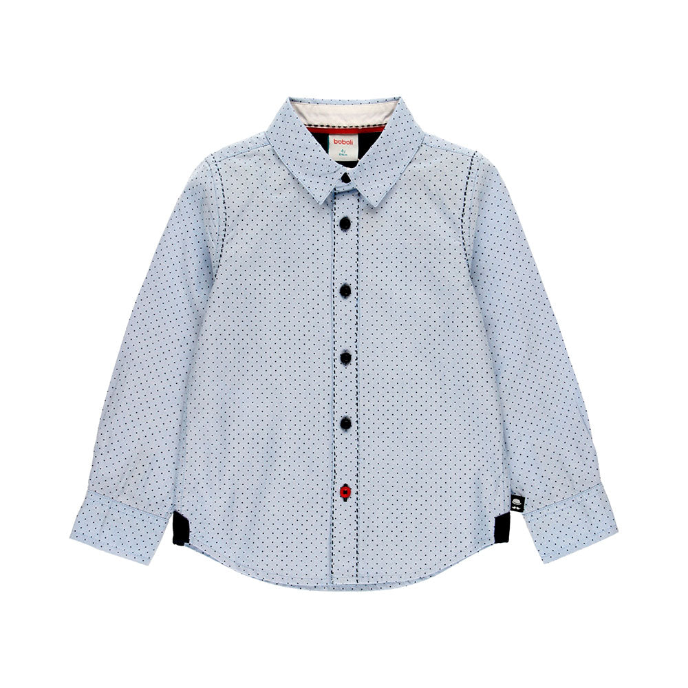 Polka dot boy shirt hotsell