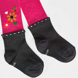 Flower tights for babies - BCI