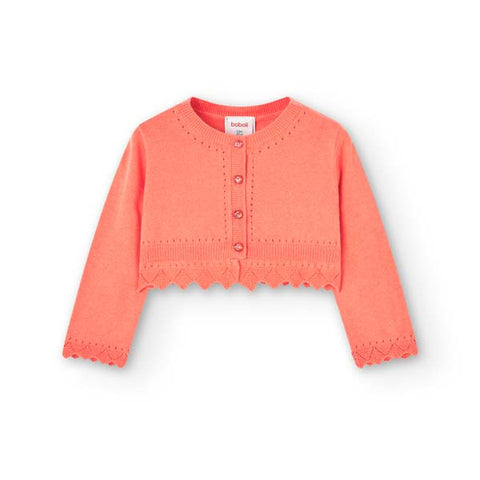 Tricot jacket for girls