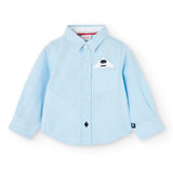 Long sleeve oxford shirt for babies - BCI