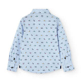 Long sleeve oxford shirt for boys