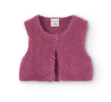 Knitted vest for baby girl -BCI