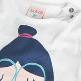 Basic jersey t-shirt for baby girl -BCI