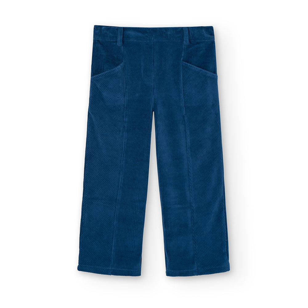 Trousers from the Boboli Girls' Clothing Line, in ribbed velvet with elastic waist.
 

Compositio...