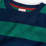 Striped knit sweater for boy -BCI