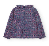 Polka dot blouse for baby girl -BCI