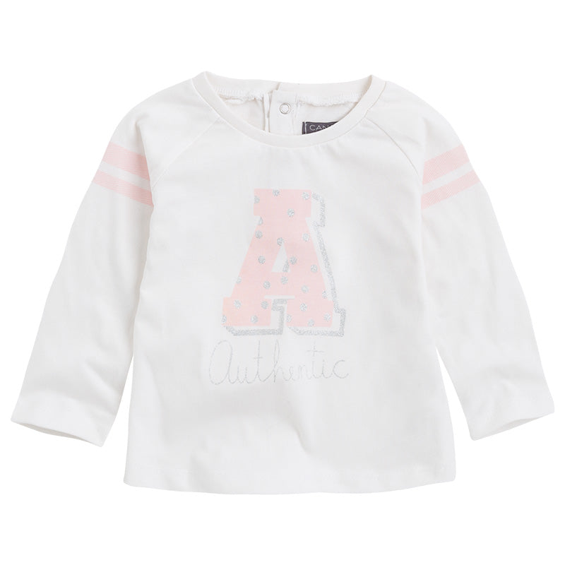 
  Long-sleeved T-shirt by dellal inea Girl's Canada House Clothing with print
  on the daavnti a...