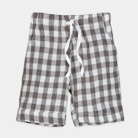 Baby linen bermuda shorts