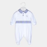 Newborn piquet onesie