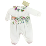 Baby girl jersey romper