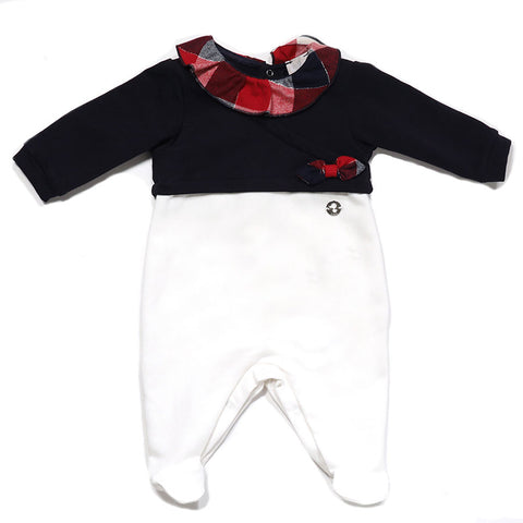 Newborn fleece onesie