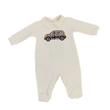 Newborn fleece onesie