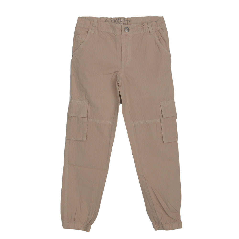 
  Poplin pants from the children's clothing line Mirtillo. Solid colour model
  five pockets wit...