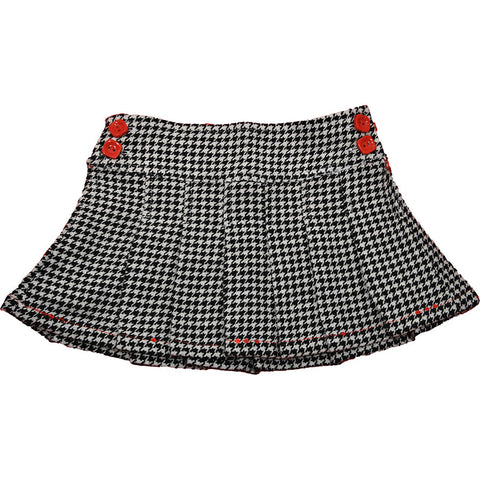 Houndstooth mini skirt