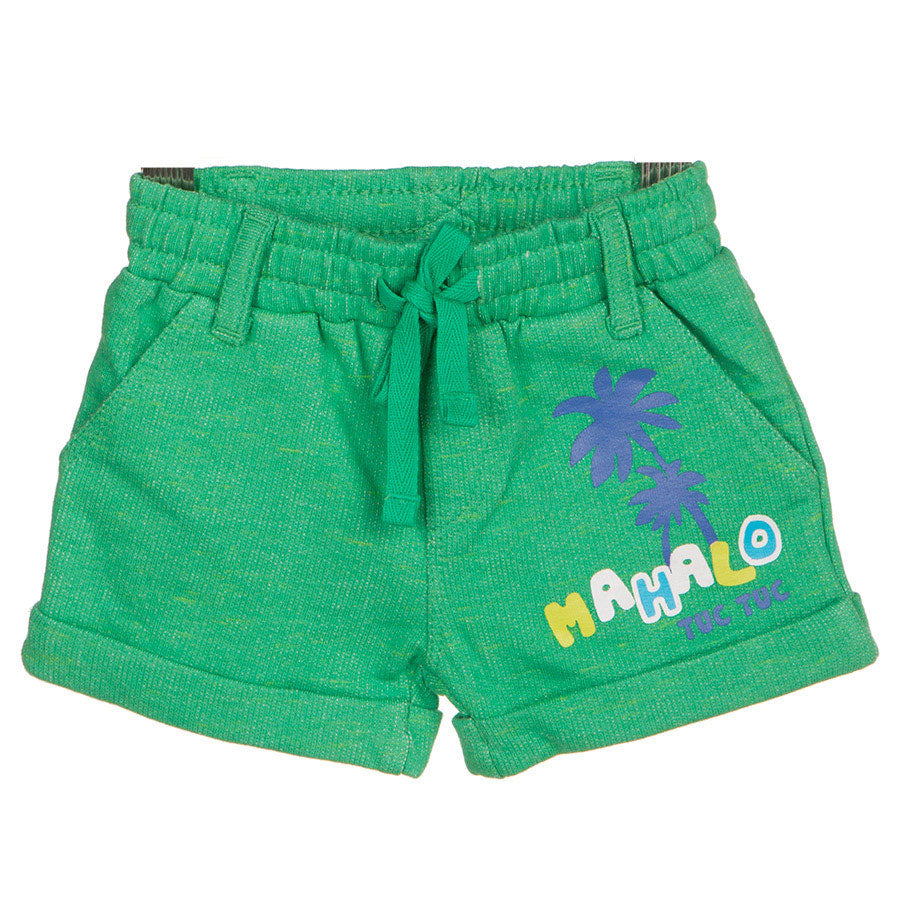 
  Fleece bermuda shorts from the Tuc Tuc children's clothing line with side pockets
  and elasti...