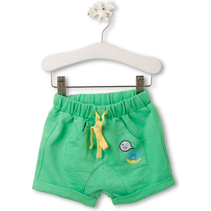 
  Shorts from the Tuc Tuc children's clothing line, in solid color flamed cotton
  with front po...