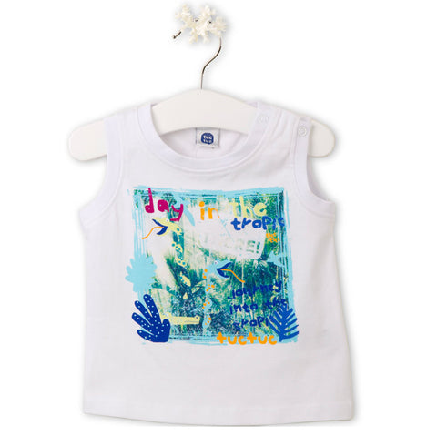 CAMISETA S/M NIÑO DEEP TROPIC