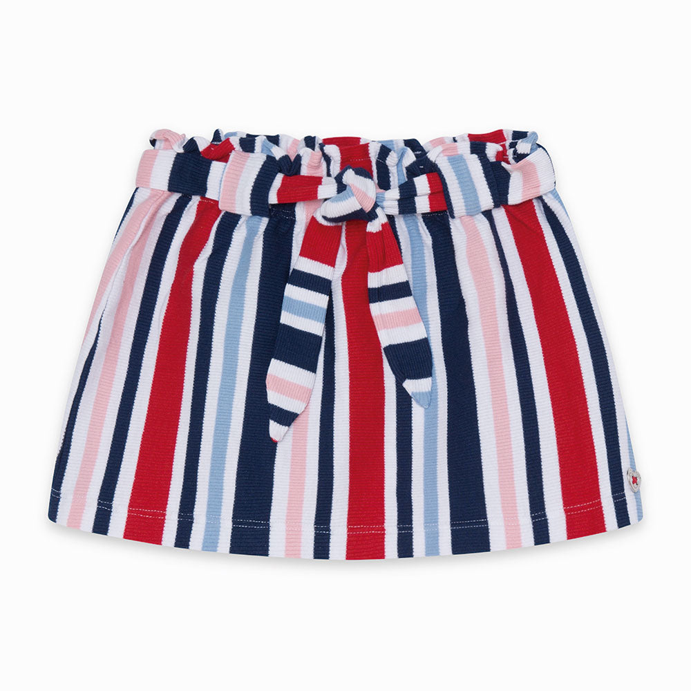 
  Skirt from the Tuc Tuc Girl's Clothing Line with striped pattern and strap
  in fabric at the ...