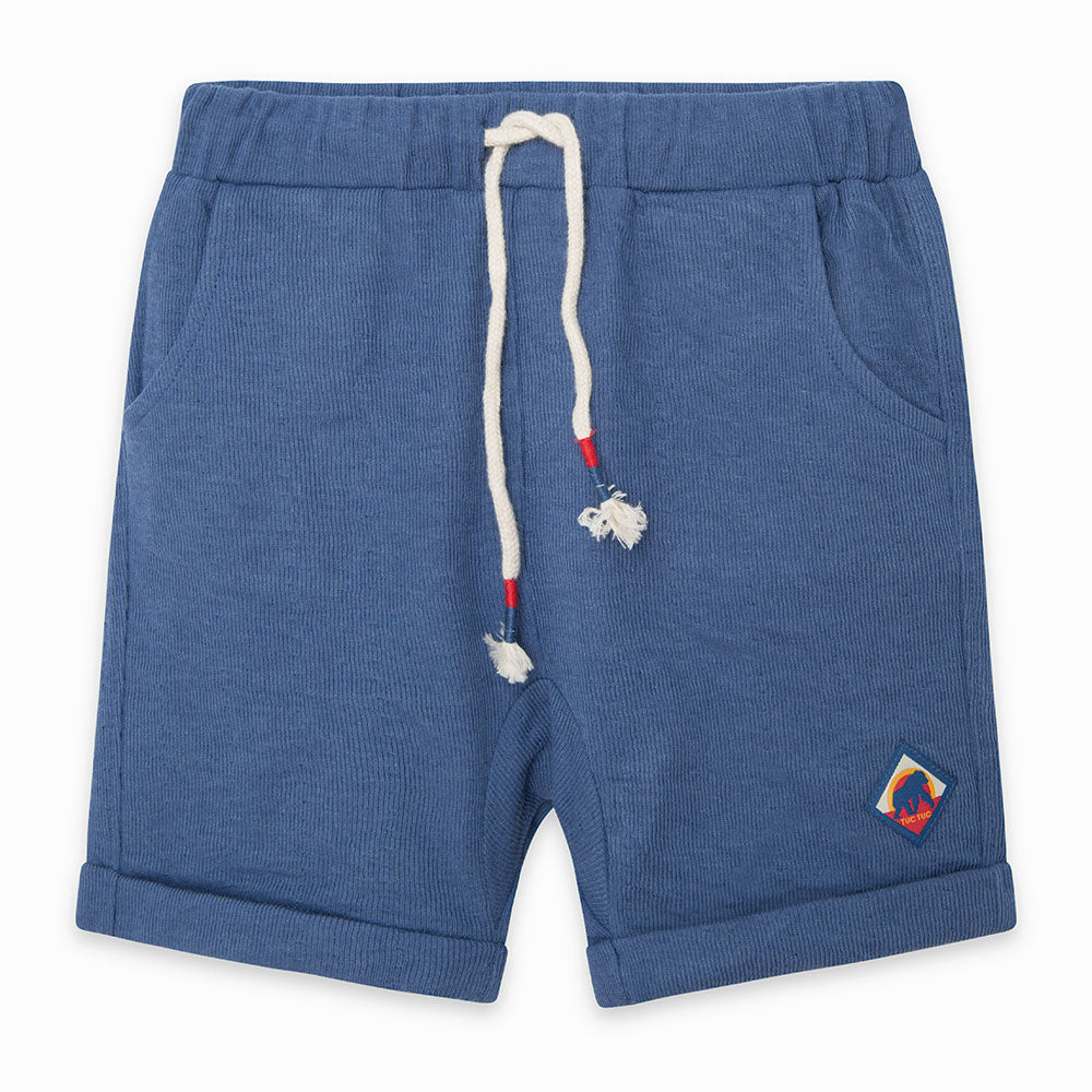 
  Solid color Bermuda shorts from the Tuc Tuc Childrenswear Line, with laces in
  waist and cuff...
