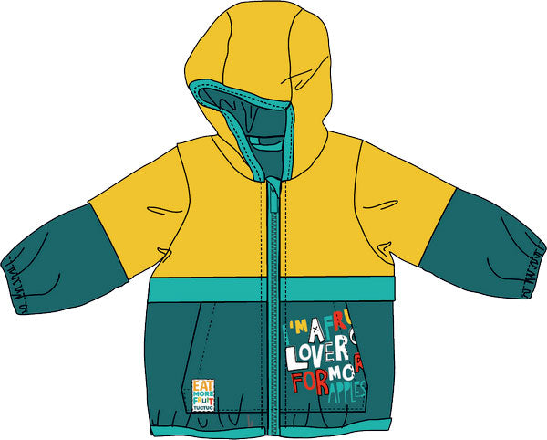 
  Jacket from the Tuc Tuc Children's Clothing Line, Fruitty Time collection, with
  hood and zip...