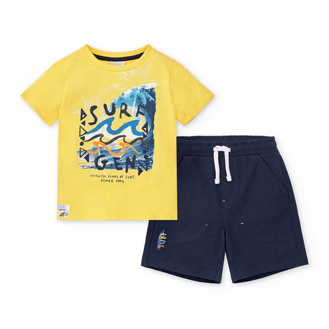 T-SHIRT AND BERMUDA SHORTS IN JERSEY FABRIC