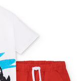 T-SHIRT AND BERMUDA SHORTS IN JERSEY FABRIC