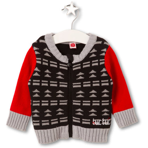 CHAQUETA TRICOT NIÑO GEOMETRIC