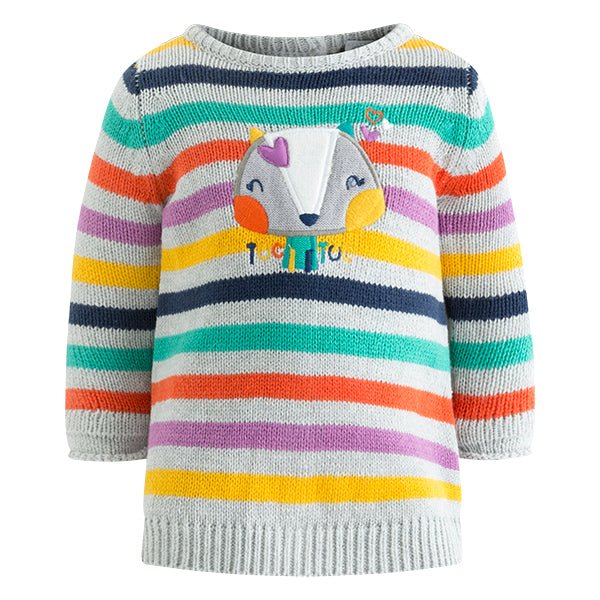 
  Little dress from the Tuc Tuc Girl's Clothing line in tricot with striped pattern
  multicolor...