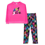 TWO-PIECE SWEATSHIRT AND JERSEY SET