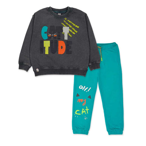 TWO PIECE SWEATSHIRT SET