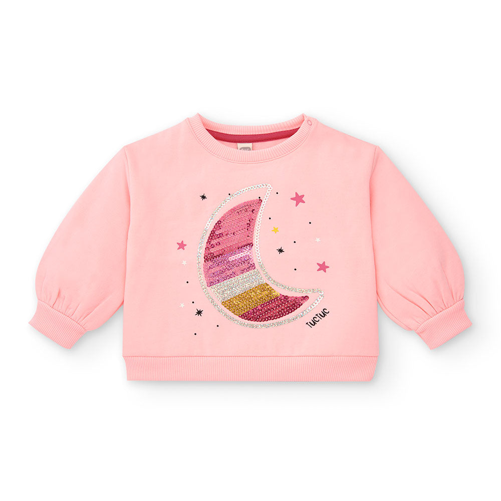 Sweatshirt from the Tuc Tuc Girl's Clothing Line, with sequin appliqué on the front.


 
Composit...